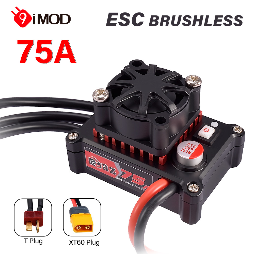 Rc Hobby Shop - 9IMOD 75A Brushless ESC 2-3S 6V/2A