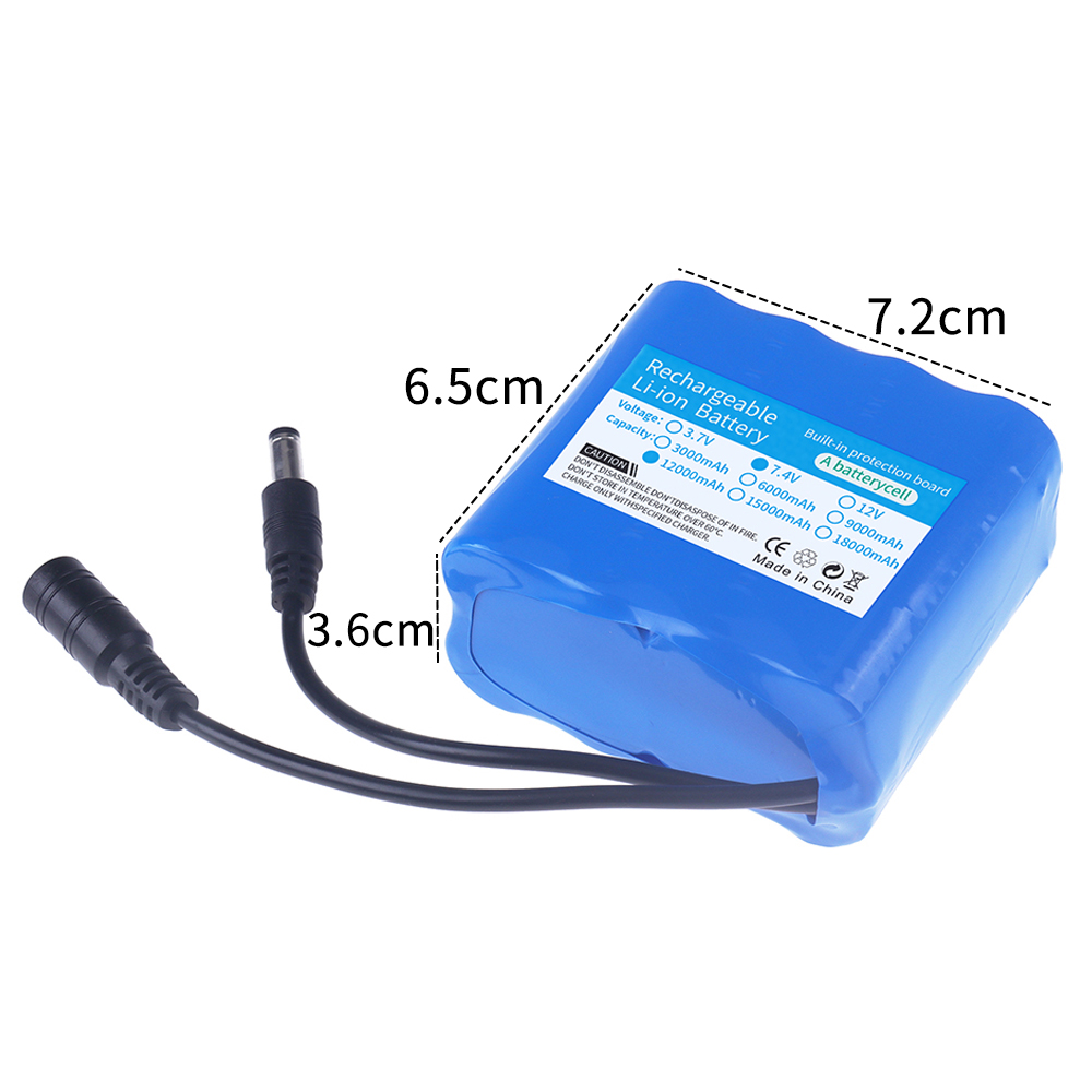 2S4P 18650 Lithium Battery 7.4 - огляд і ціна Rc Hobby Light