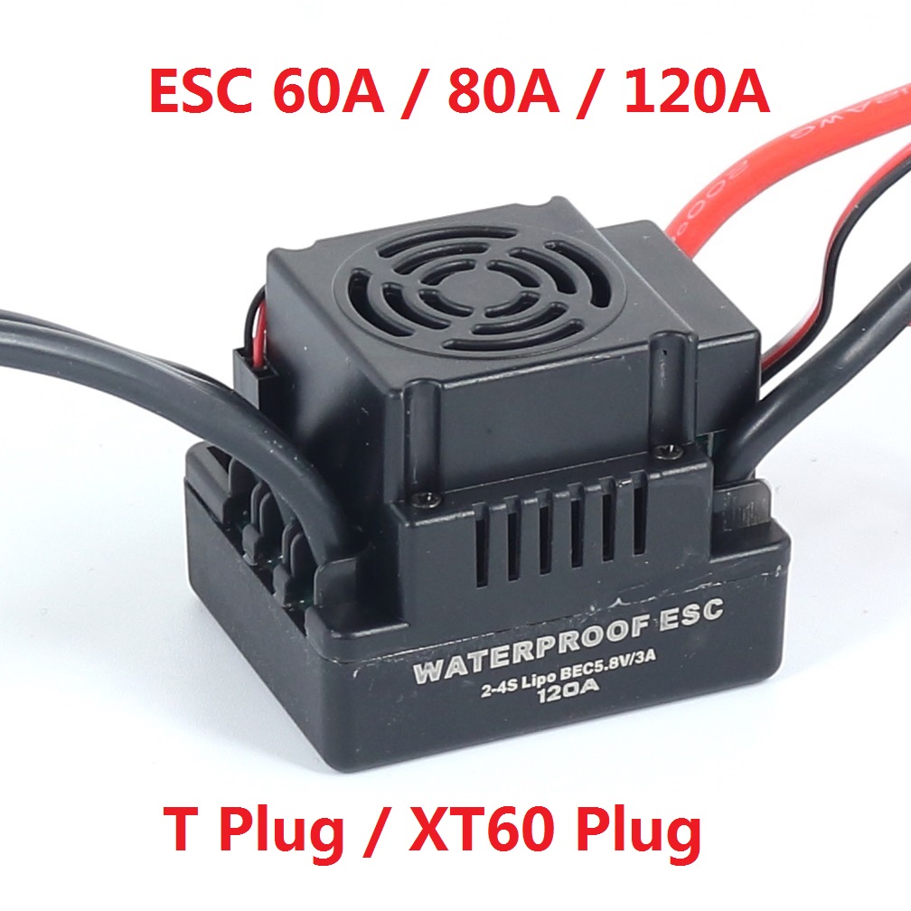 Waterproof ESC 60A 80A 120A S- - огляд і ціна Rc Hobby Shop