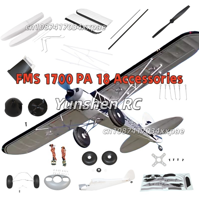 FMS RC Plane Decals For 1700mm - огляд і ціна Rc Hobby Airplanes