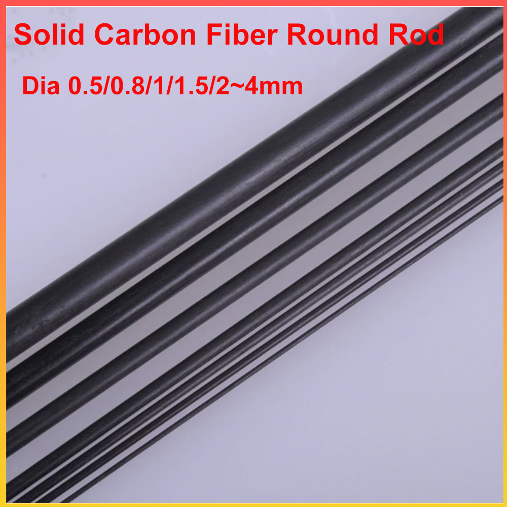 Solid Carbon Fiber Round Rod D - огляд і ціна Rc Hobby Desk