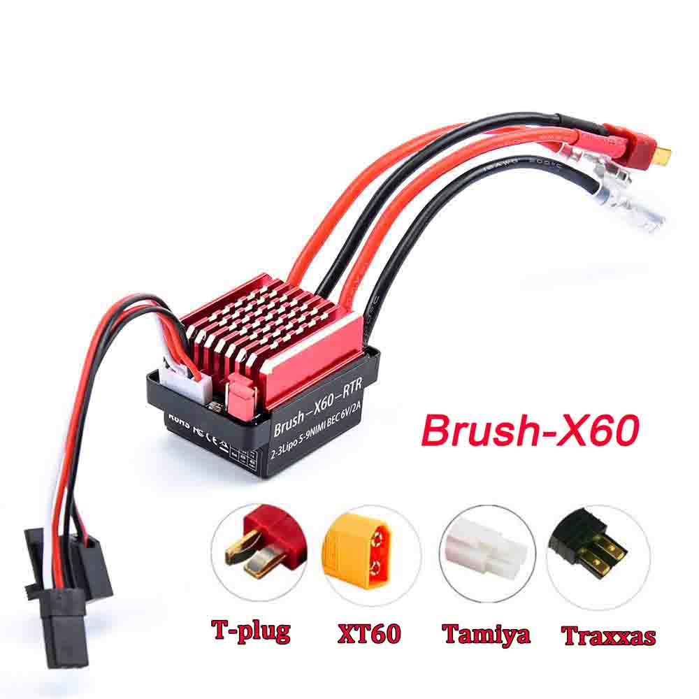 60A Brushed ESC Electric Speed - огляд і ціна Rc Hobby Shop