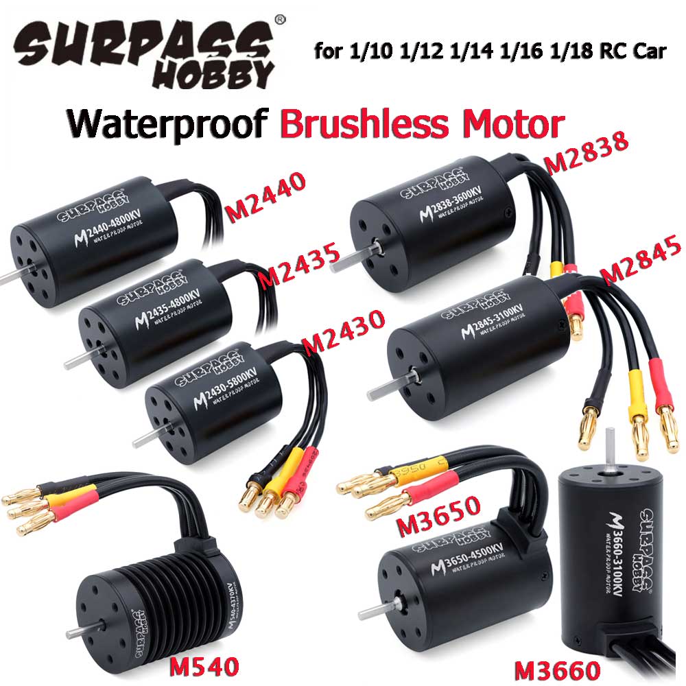 SURPASS HOBBY Waterproof Brush - огляд і ціна Rc Hobby Shop